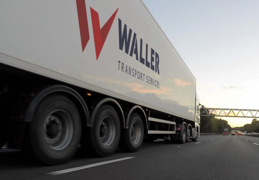 Logistics solution haulage van - Waller Transport Services