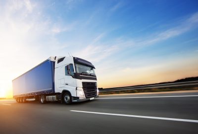 Haulage Partners - Loaded European truck on motorway