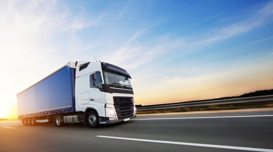 Haulage Partners - Loaded European truck on motorway